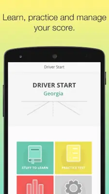 GA Driver Permit DDS Test Prep android App screenshot 1